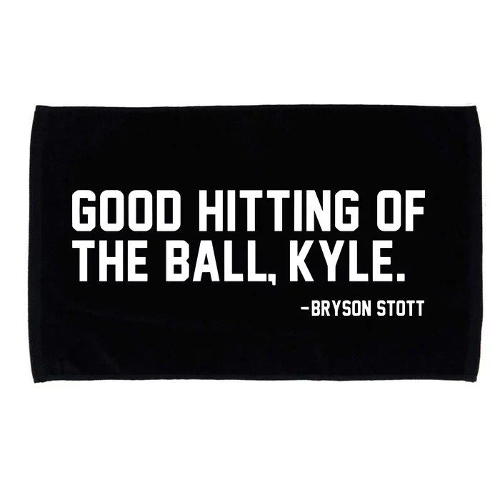 Bryson Stott Good Hitting Of The Ball Kyle Microfiber Hand Towel