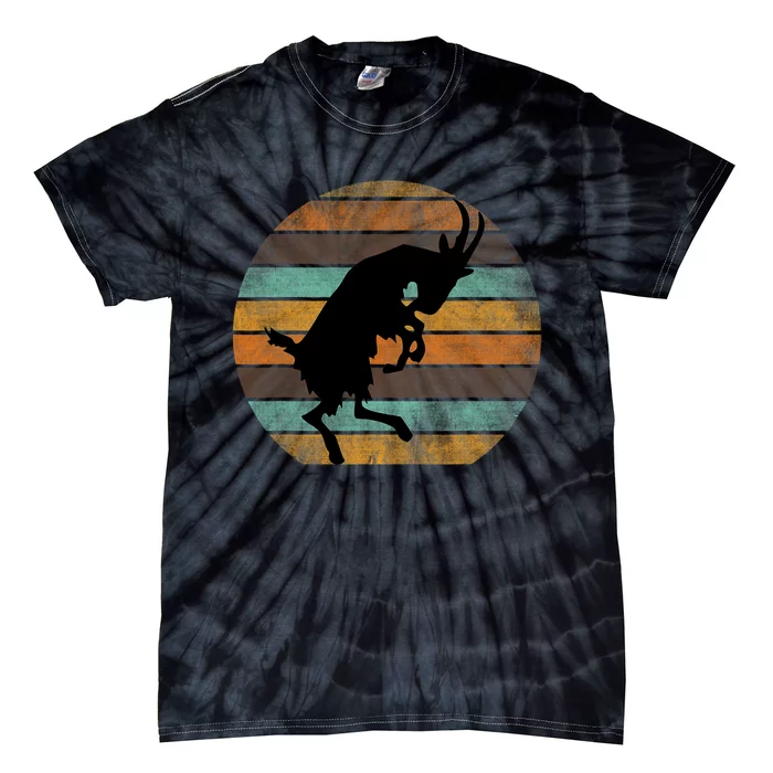 Billy Strings Goat Silhouette Retro Sunset Tie-Dye T-Shirt