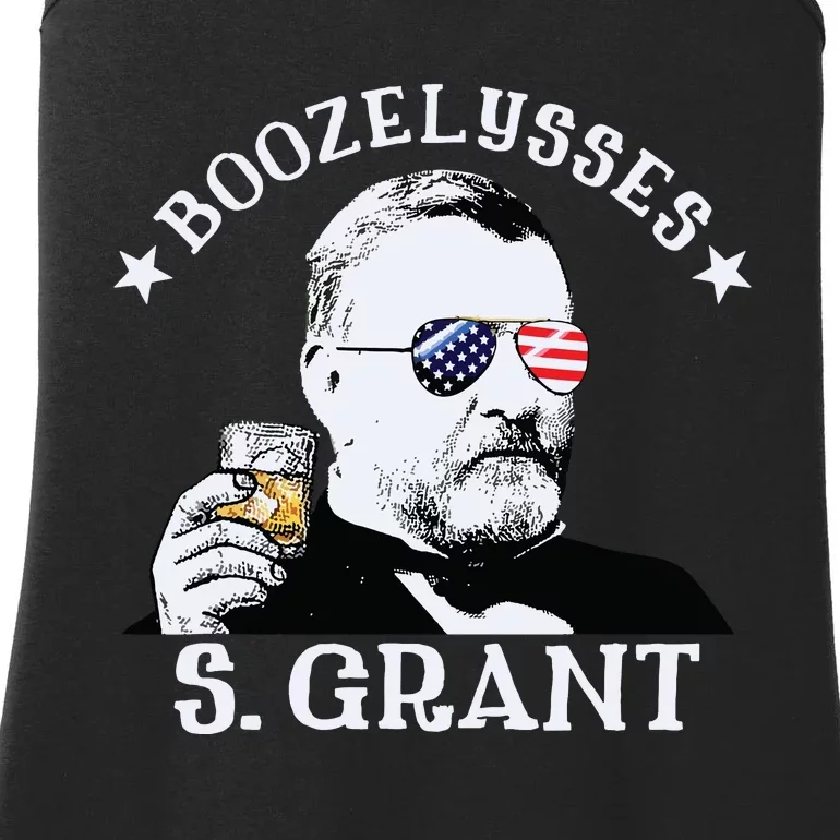 Boozelysses S Grant Ulysses S Grant Drinking Presidents Ladies Essential Tank