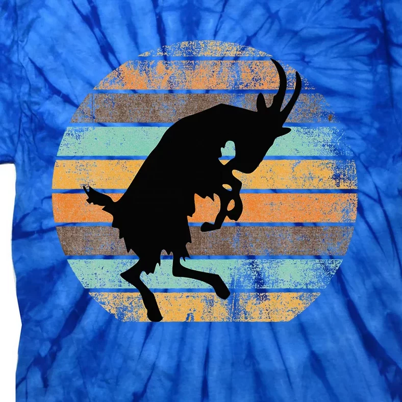 Billy Strings Goat Silhouette Retro Sunset Tie-Dye T-Shirt