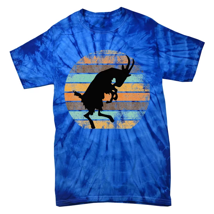 Billy Strings Goat Silhouette Retro Sunset Tie-Dye T-Shirt