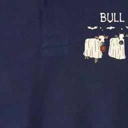 Bull Sheet Ghost Cow Halloween Funny Cow Ghost Women Sweat Softstyle Adult Sport Polo