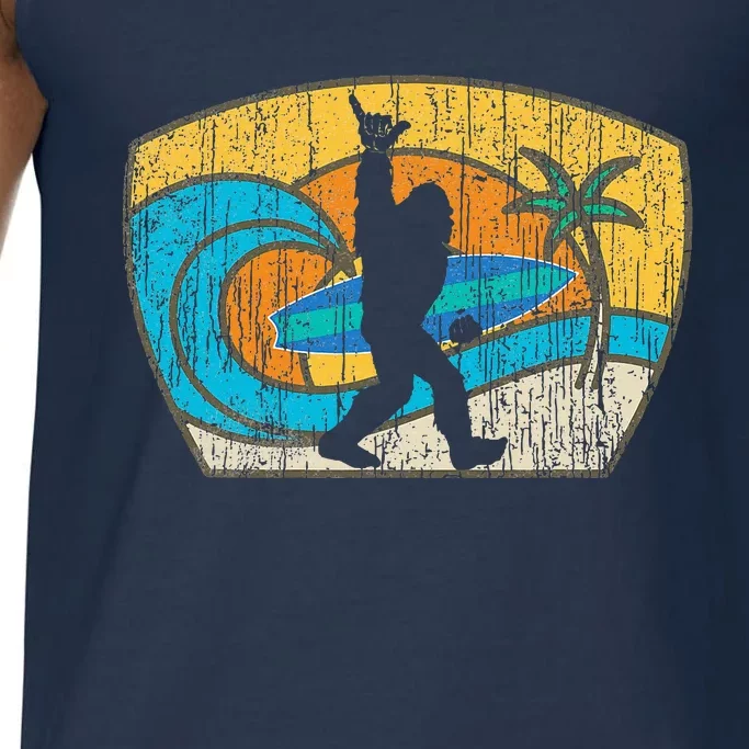 Bigfoot Surfing Gift For Shaka Aloha Surfer Dude Comfort Colors® Tank Top