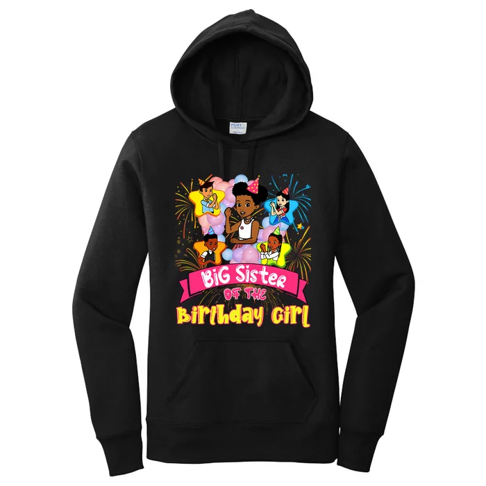 Big Sister GracieS Corner Birthday Dolls Cute Party Gift Women's Pullover Hoodie