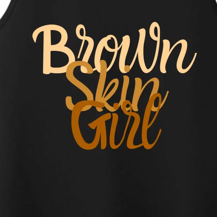 Brown Skin Gift Melanin Black Been Magic Gift Performance Tank