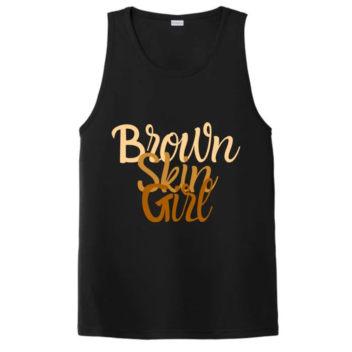 Brown Skin Gift Melanin Black Been Magic Gift Performance Tank