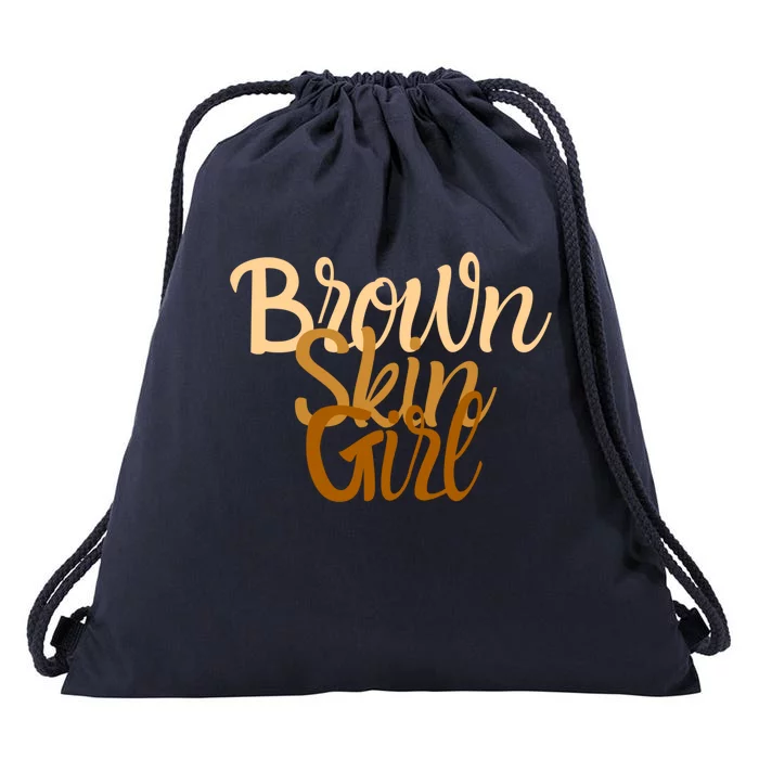 Brown Skin Gift Melanin Black Been Magic Gift Drawstring Bag