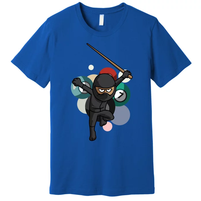 Billiard Snooker Gift For A Pool Player Gift Premium T-Shirt