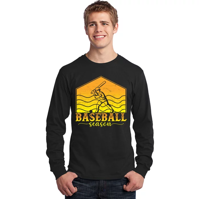 Baseball Season Gift For Baseball Fan Long Sleeve Shirt