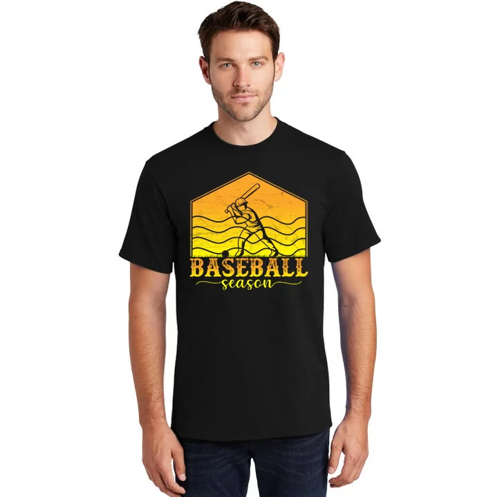 Baseball Season Gift For Baseball Fan Tall T-Shirt