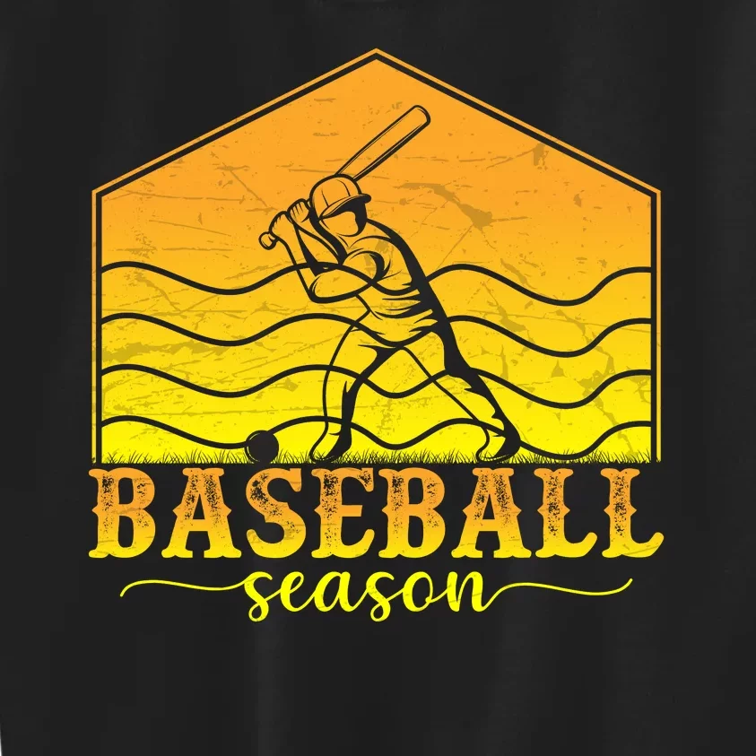 Baseball Season Gift For Baseball Fan Kids Sweatshirt