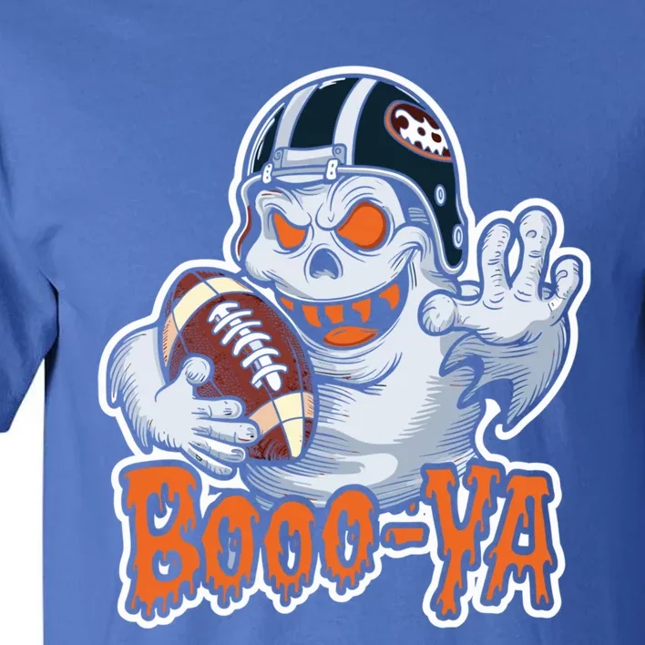 Boooya Spooky Ghost Halloween Football Great Gift Tall T-Shirt