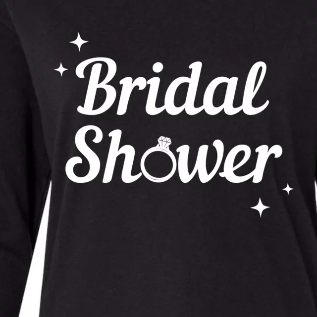 Bridal Shower Gift Womens Cotton Relaxed Long Sleeve T-Shirt