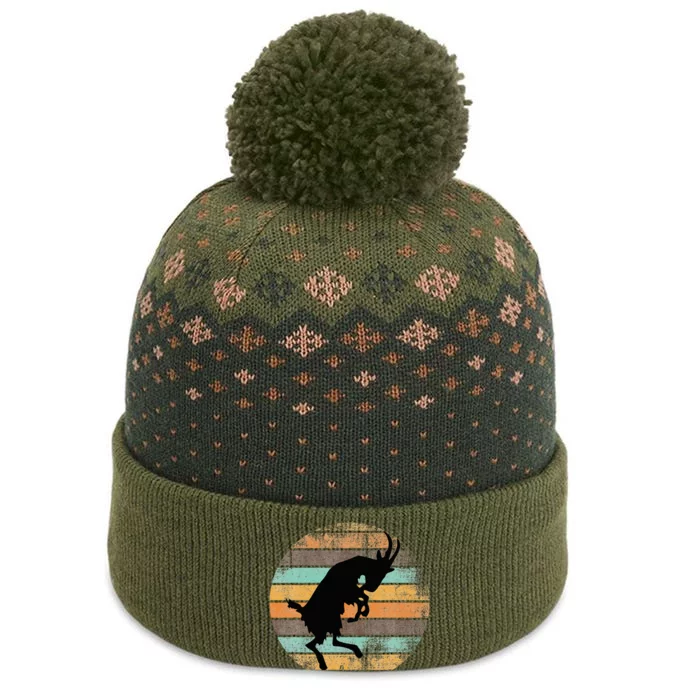 Billy Strings Goat Silhouette The Baniff Cuffed Pom Beanie