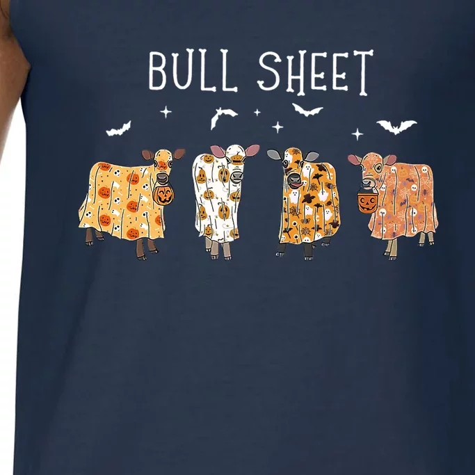 Bull Sheet Ghost Cow Halloween Funny This Is Bull Sheet Gift Comfort Colors® Tank Top