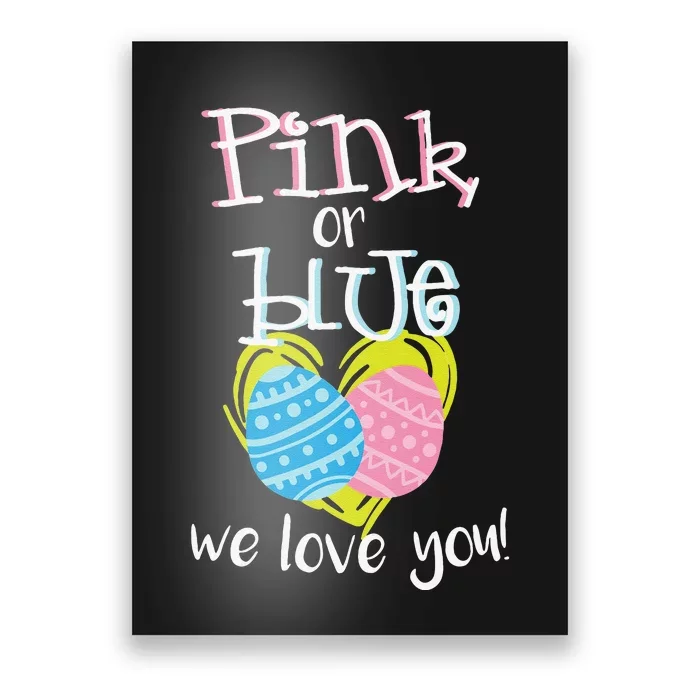 Baby Shower Gender Reveal Party Easter Pregnancy Poster