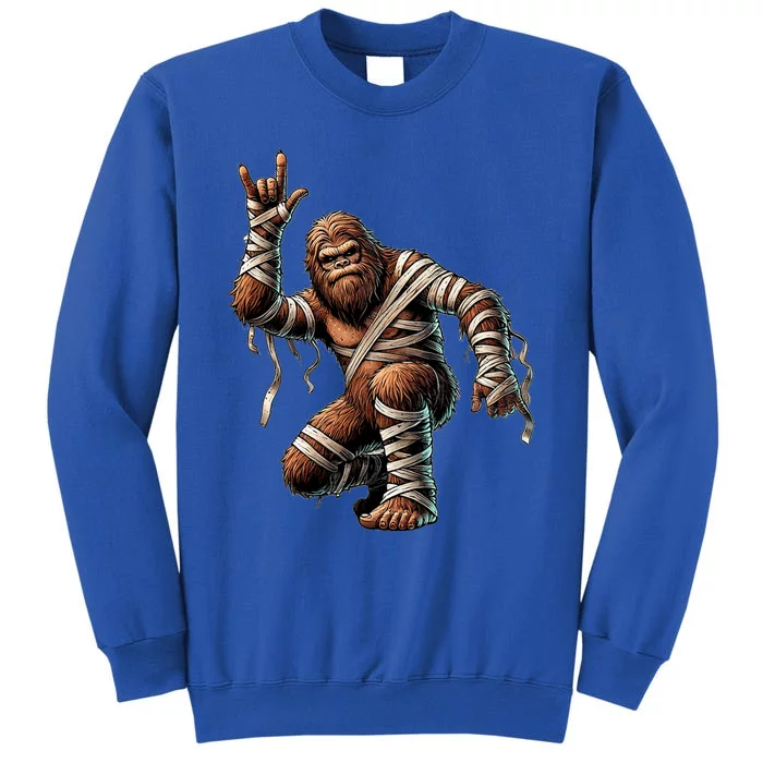 Bigfoot Sasquatch Halloween Bigfoot Tall Sweatshirt