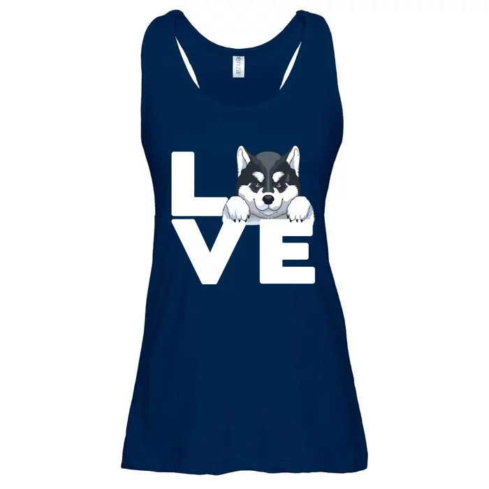 Best Siberian Husky For Men Women Huskies Dog Owner Lover Ladies Essential Flowy Tank