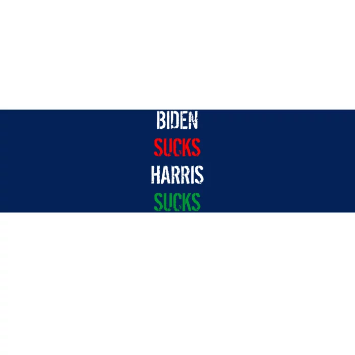 Biden Sucks Harris Sucks Bumper Sticker