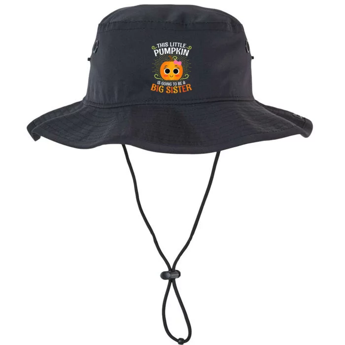 Big Sister Halloween Announcement Pumpkin Costume Legacy Cool Fit Booney Bucket Hat