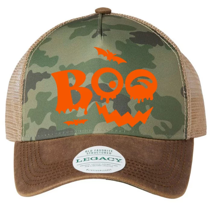 Boo Spooky Halloween Festive Legacy Tie Dye Trucker Hat