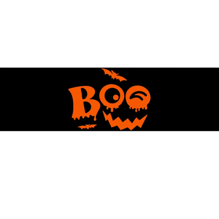 Boo Spooky Halloween Festive Bumper Sticker