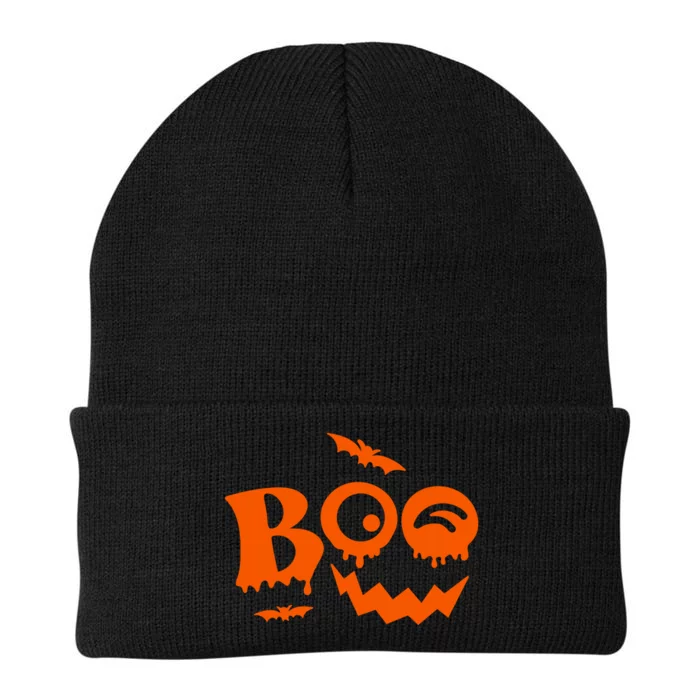 Boo Spooky Halloween Festive Knit Cap Winter Beanie