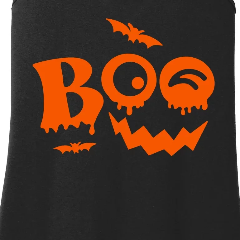 Boo Spooky Halloween Festive Ladies Essential Tank