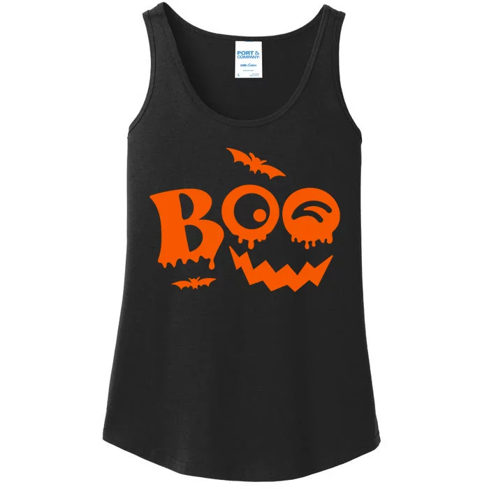 Boo Spooky Halloween Festive Ladies Essential Tank