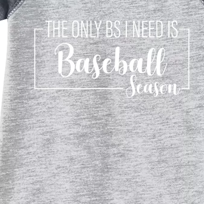 Baseball Season Humor Graphic Infant Baby Jersey Bodysuit