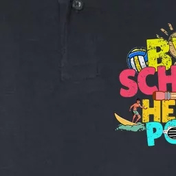 Bye School Hello Pool Last Day Of School Teacher Summer Softstyle Adult Sport Polo