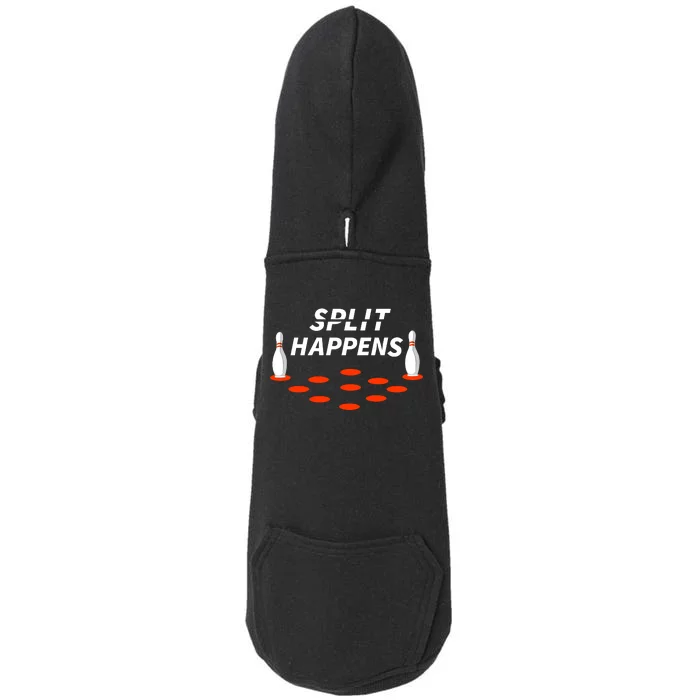 Bowling Split Happens Doggie 3-End Fleece Hoodie