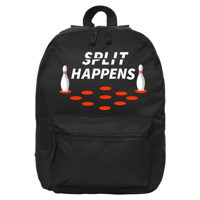 Bowling Split Happens 16 in Basic Backpack