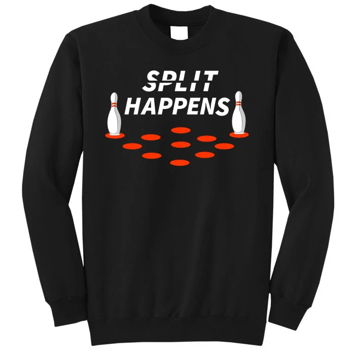 Bowling Split Happens Tall Sweatshirt