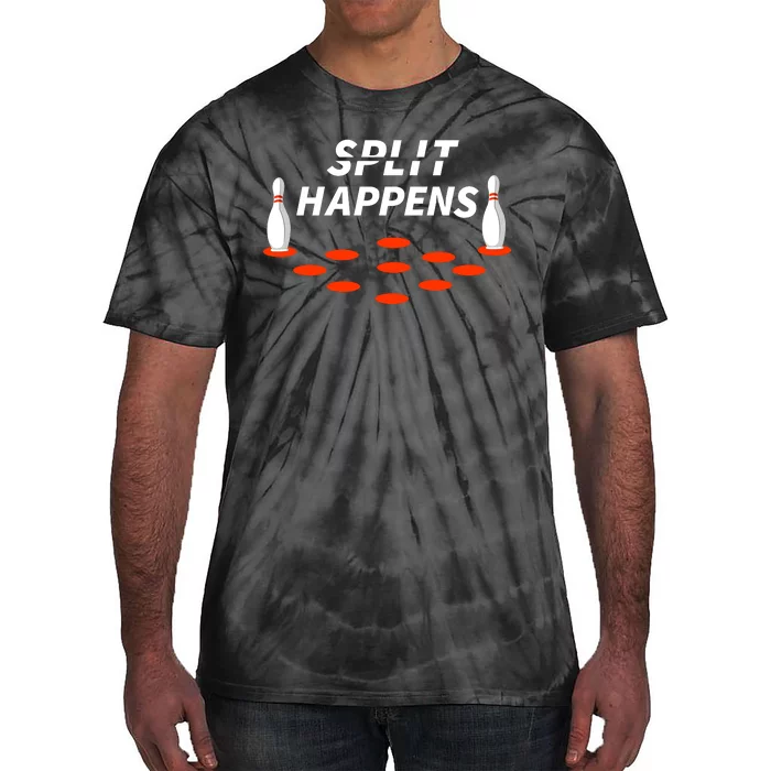 Bowling Split Happens Tie-Dye T-Shirt