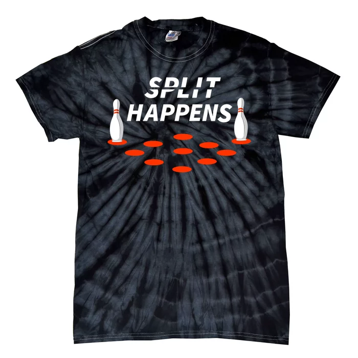 Bowling Split Happens Tie-Dye T-Shirt