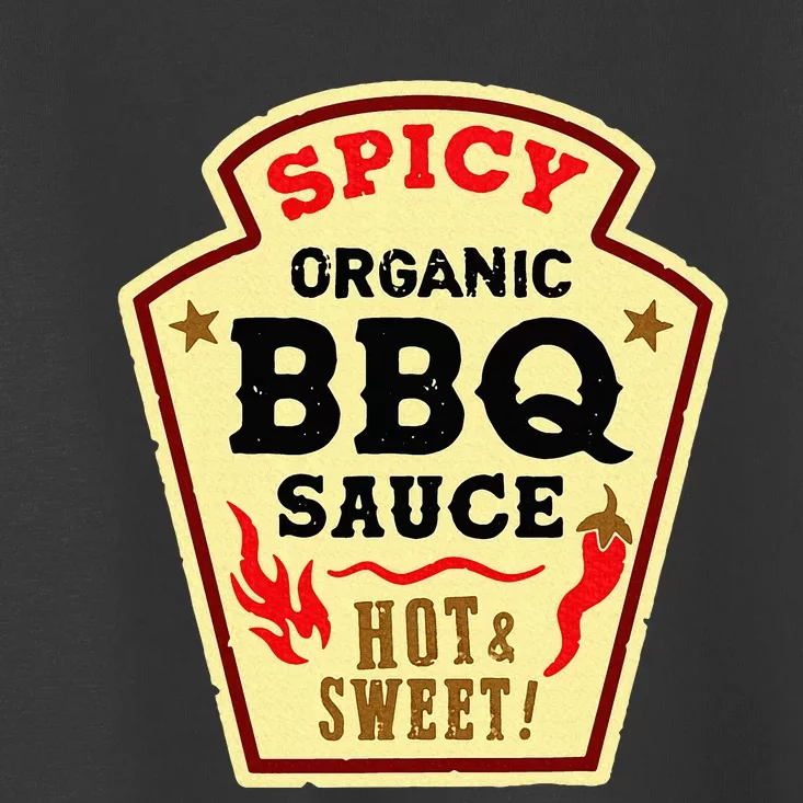 Bbq Sauce Hot Spicy Grill K.E.T.C.H.U.P Barbeque Halloween Costume Toddler T-Shirt