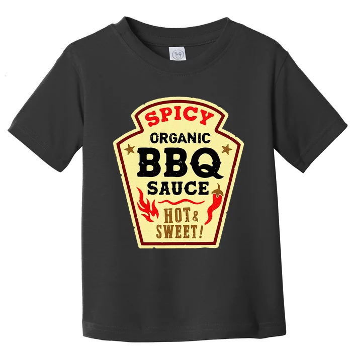 Bbq Sauce Hot Spicy Grill K.E.T.C.H.U.P Barbeque Halloween Costume Toddler T-Shirt