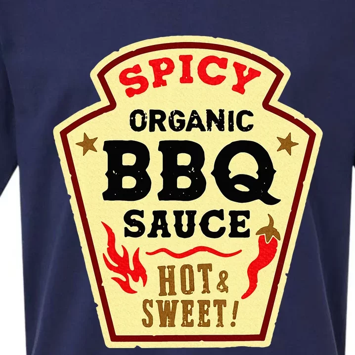 Bbq Sauce Hot Spicy Grill K.E.T.C.H.U.P Barbeque Halloween Costume Sueded Cloud Jersey T-Shirt