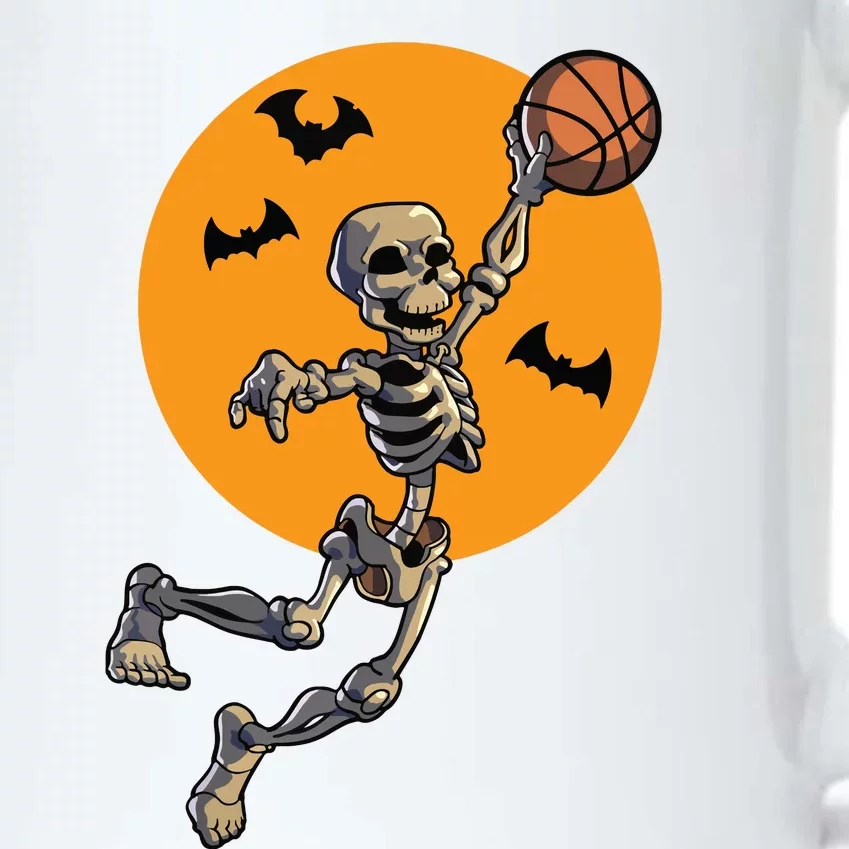 Basketball Skeleton Halloween Boy Basketball Halloween Black Color Changing Mug