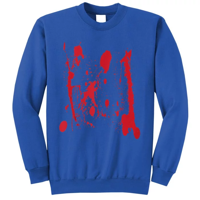 Blood Splatter Halloween Zombie Victim Tall Sweatshirt