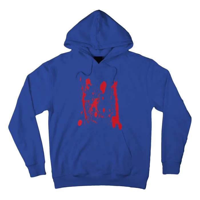 Blood Splatter Halloween Zombie Victim Tall Hoodie