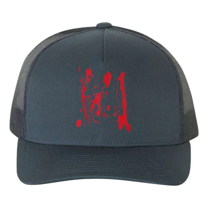 Blood Splatter Halloween Zombie Victim Yupoong Adult 5-Panel Trucker Hat