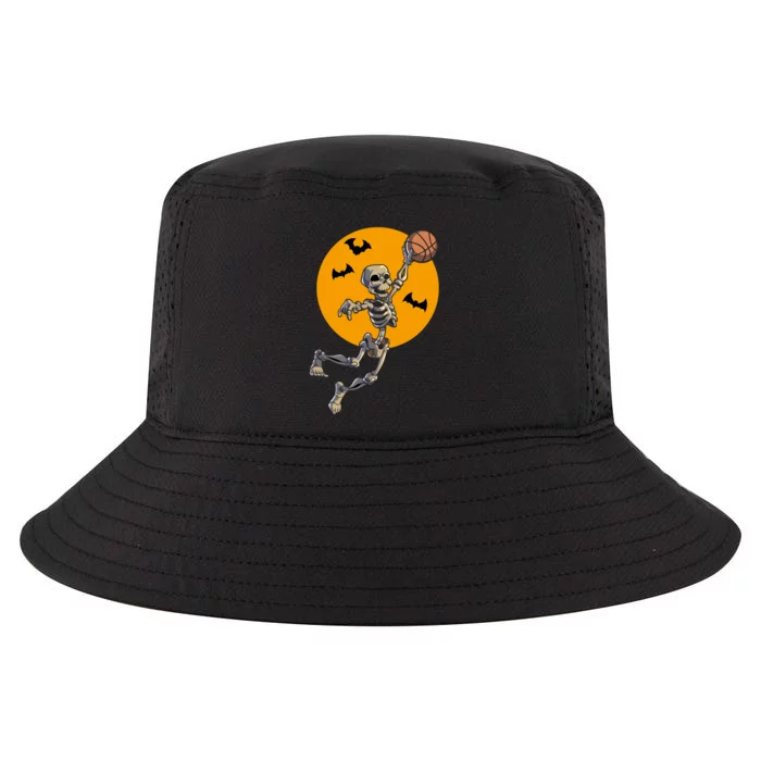 Basketball Skeleton Halloween Basketball Halloween Cool Comfort Performance Bucket Hat