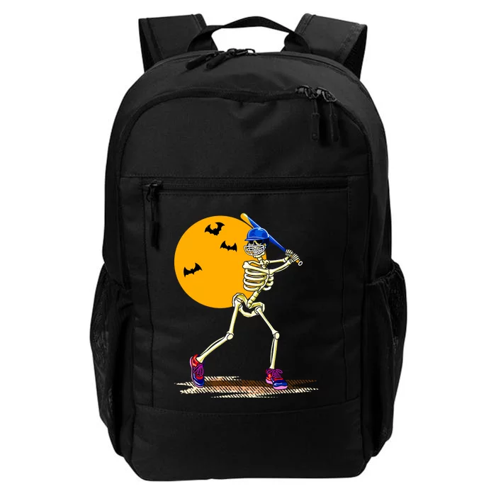 Baseball Skeleton Halloween Baseball Halloween Daily Commute Backpack