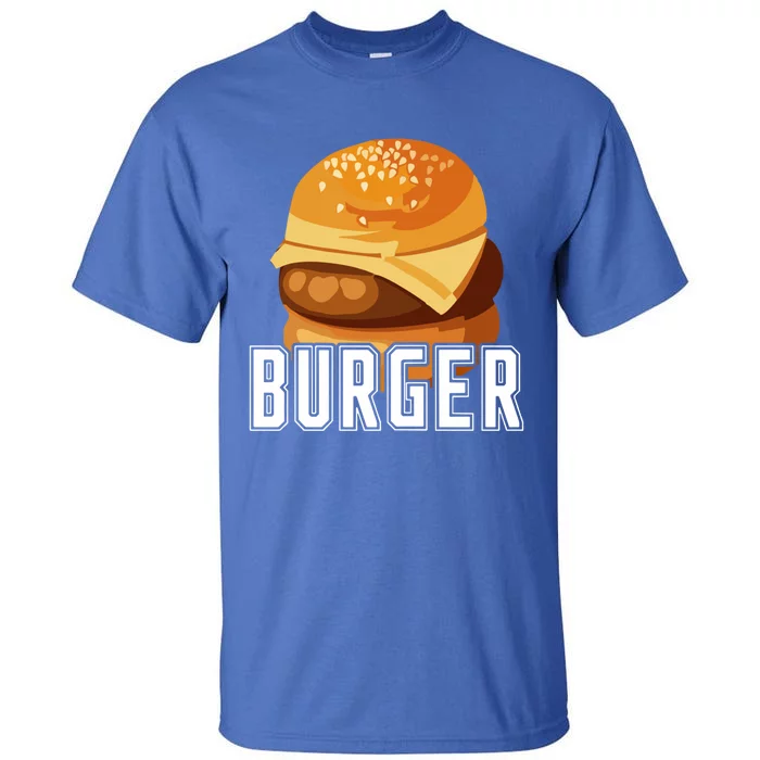 Burger Slider Hamburger Matching Food Bbq Grilling Gift Tall T-Shirt