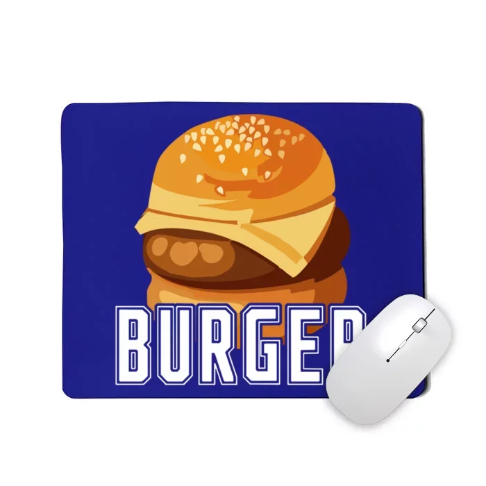 Burger Slider Hamburger Matching Food Bbq Grilling Gift Mousepad