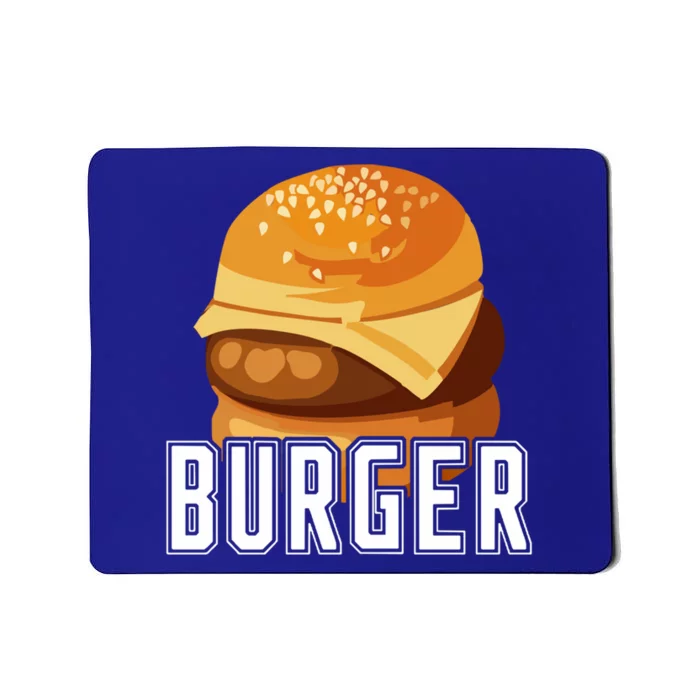 Burger Slider Hamburger Matching Food Bbq Grilling Gift Mousepad