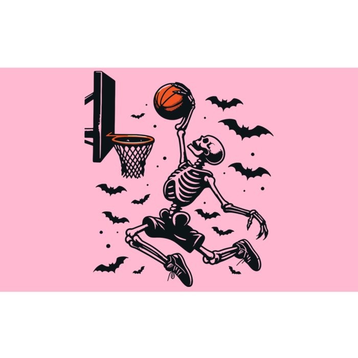 Basketball Skeleton Halloween Skeleton Basketball Player Bumper Sticker