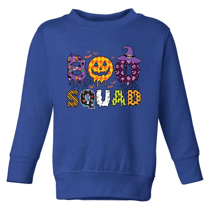 Boo Squad Halloween Gift Toddler Sweatshirt